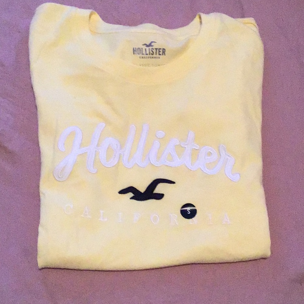 Yellow Hollister shirt